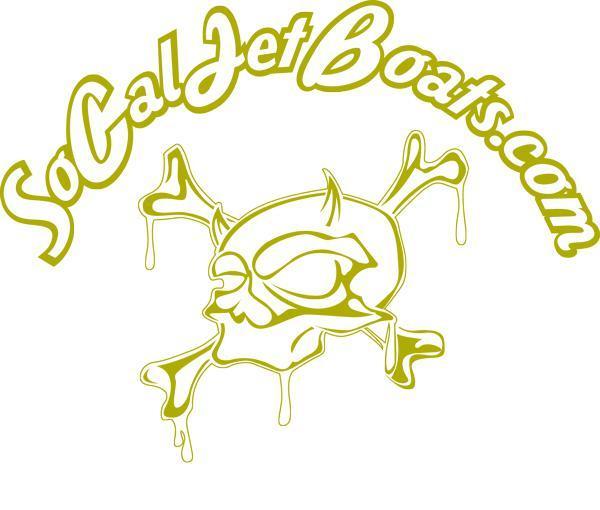 Arch Skull Sticker | SoCal Jet Boats | Jet Boat Apparel