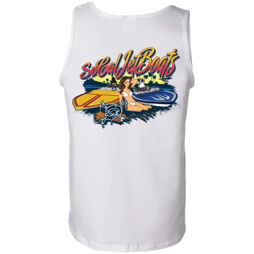 Beach Scene Tank Top | SoCal Jet Boats | Jet Boat Apparel