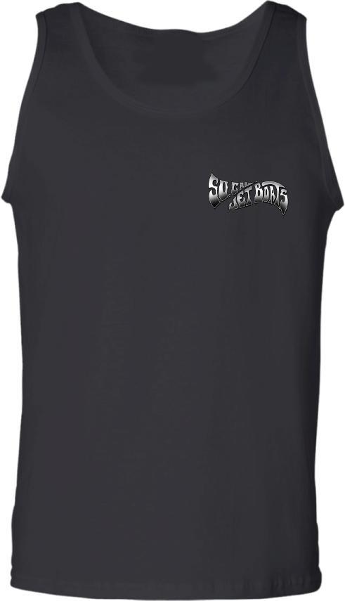 Black Blown Gullwing Tank Top