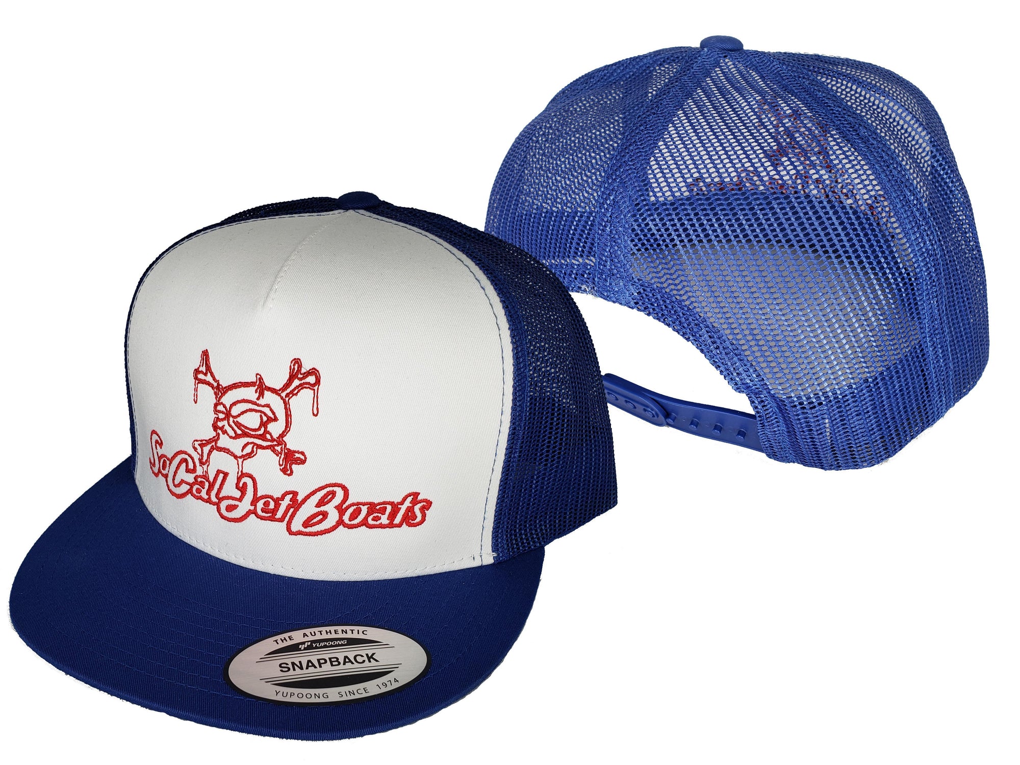 Blue Mesh Trucker Hat