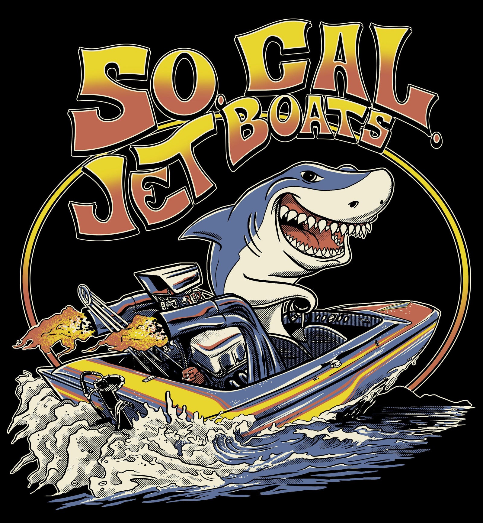 Boy's Shark T-Shirt | SoCal Jet Boats | Jet Boat Apparel