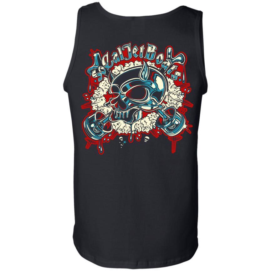 Chrome Skull Tank Top | SoCal Jet Boats | Jet Boat Apparel