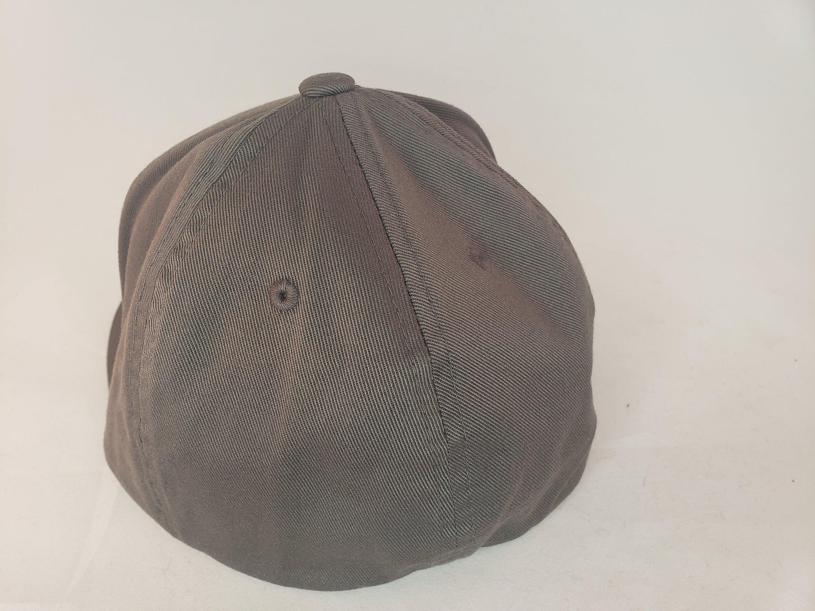 Dark Grey Flexfit Flat Bill Fitted Hat