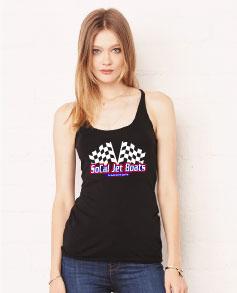 The Finish Line Black Womens Tank Top | SoCal Jet Boats | Jet Boat Apparel