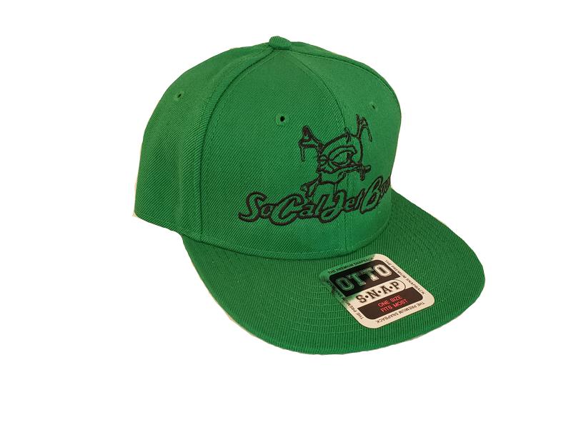 Green Snap Back Hat | SoCal Jet Boats | Jet Boat Apparel