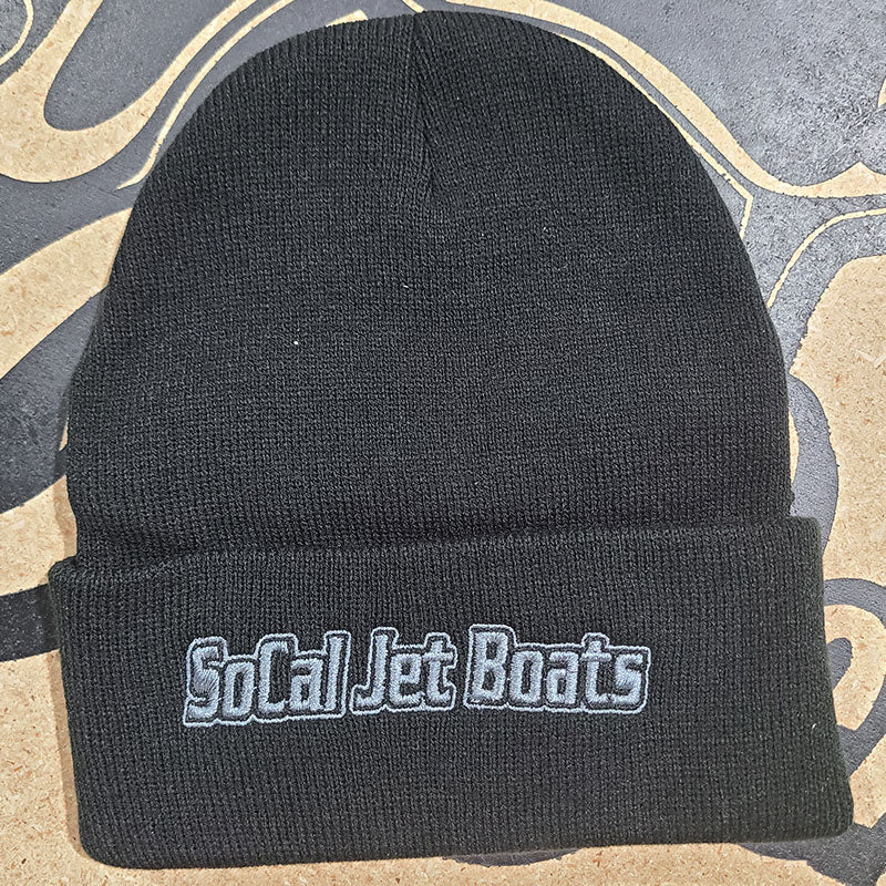 Cuffed Knit Beanie 1 - Socaljetboats Warm Winter Hat | SoCal Jet Boats | Jet Boat Apparel