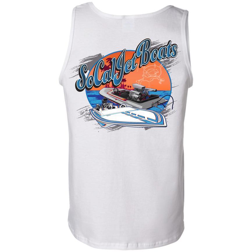 SoCal Jet Boats Gullwing White Tank Top | SoCal Jet Boats | Jet Boat Apparel
