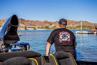 Chrome Skull T-Shirt | SoCal Jet Boats | Jet Boat Apparel