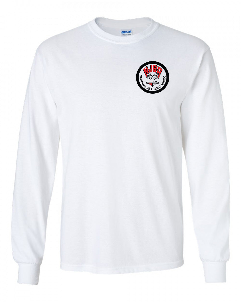 Official NJBA White Long Sleeve Shirt