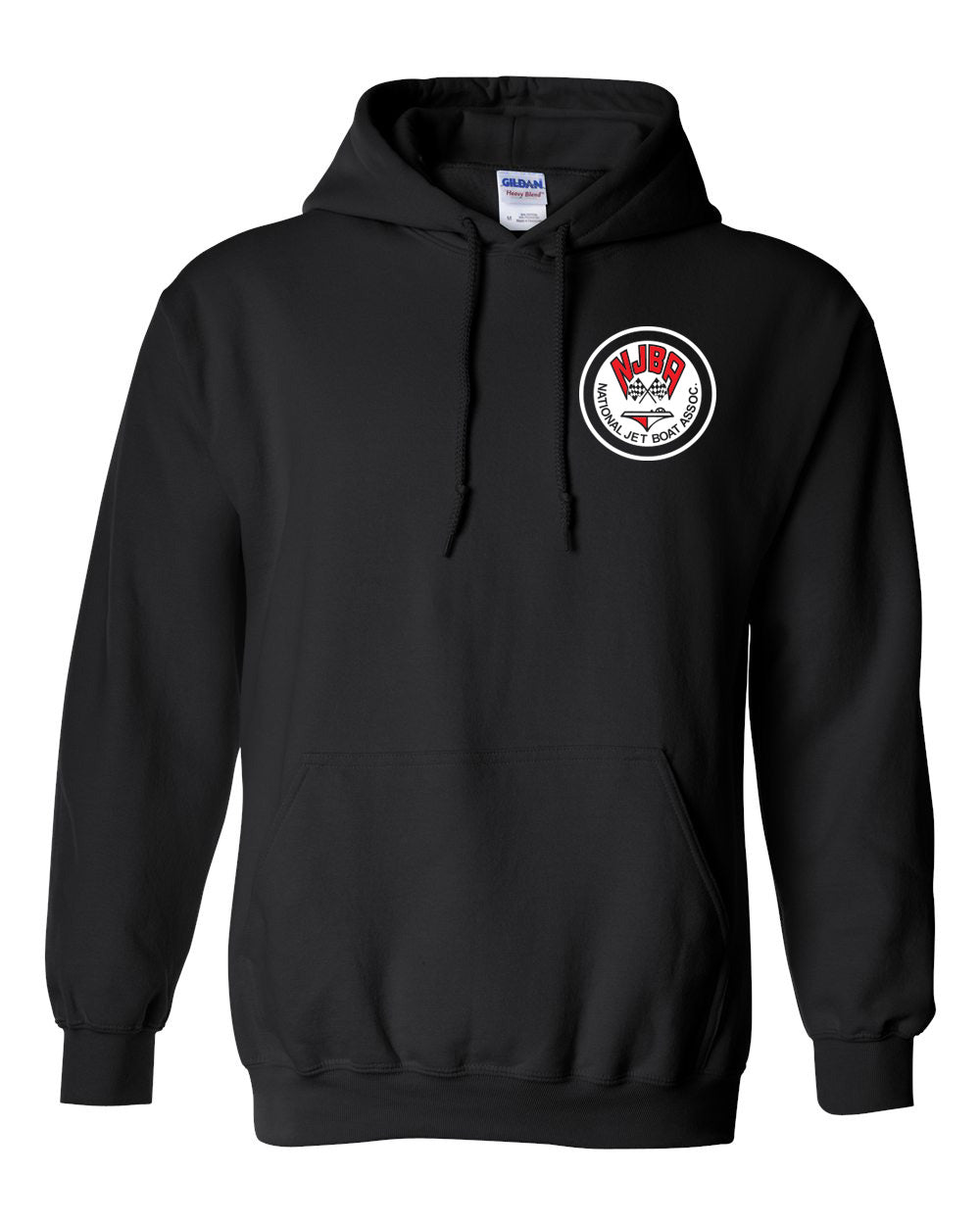 Official NJBA Black Pullover Hooded Sweatshirt