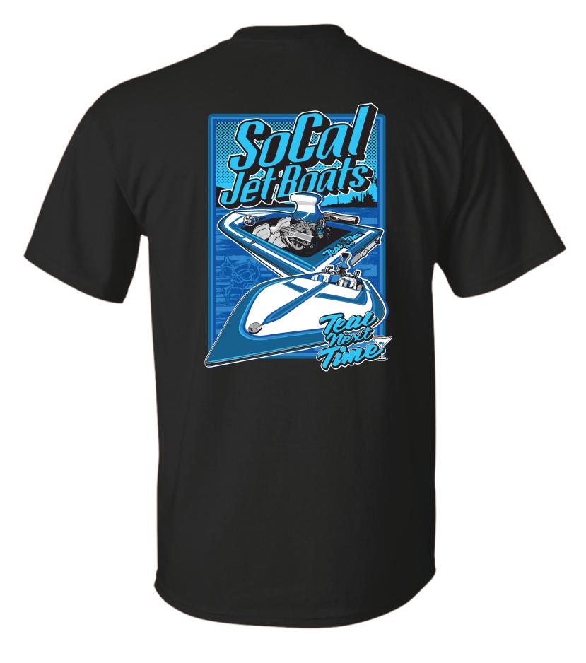 Teal Next Time Mens T-Shirt | SoCal Jet Boats | Jet Boat Apparel