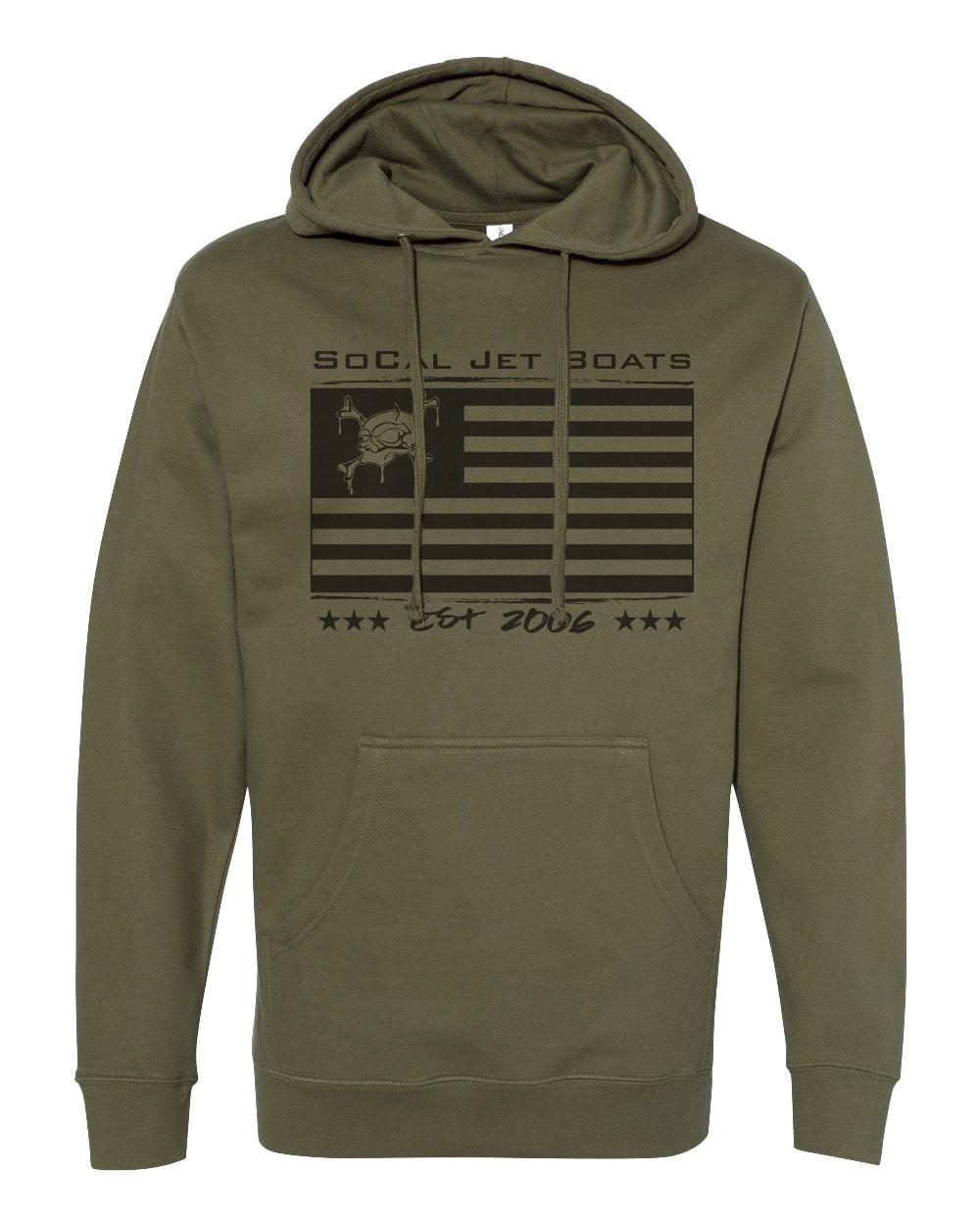 Mens Military Sweatshirt | SoCal Jet Boats | Jet Boat Apparel