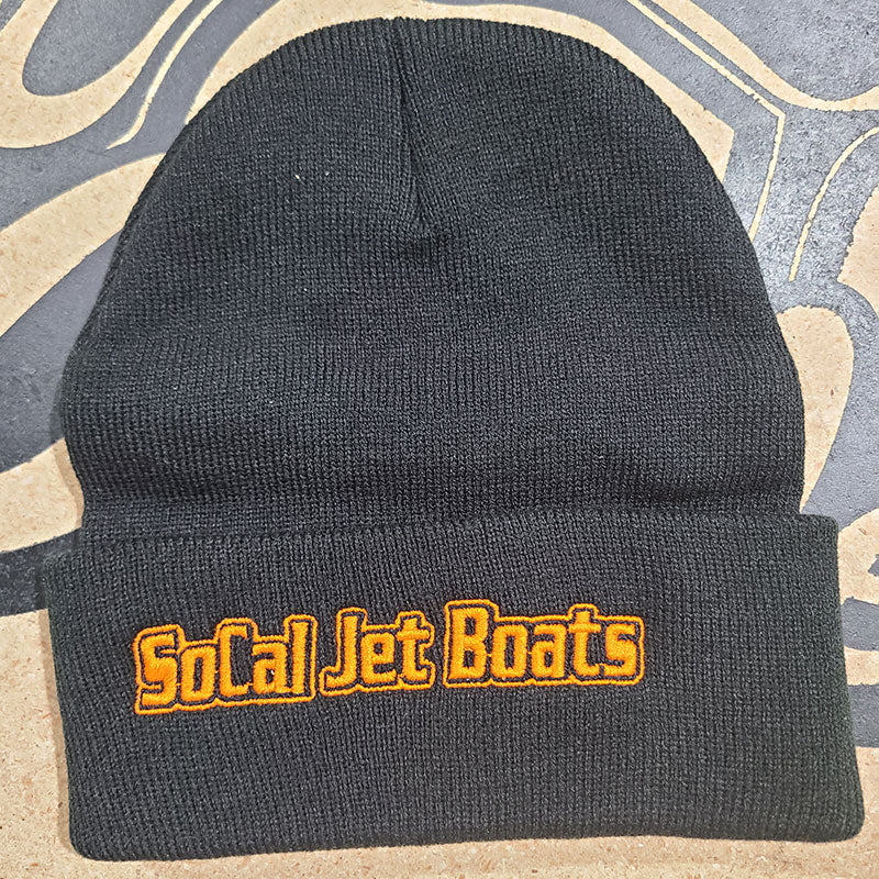 Cuffed Knit Beanie 1 - Socaljetboats Warm Winter Hat | SoCal Jet Boats | Jet Boat Apparel
