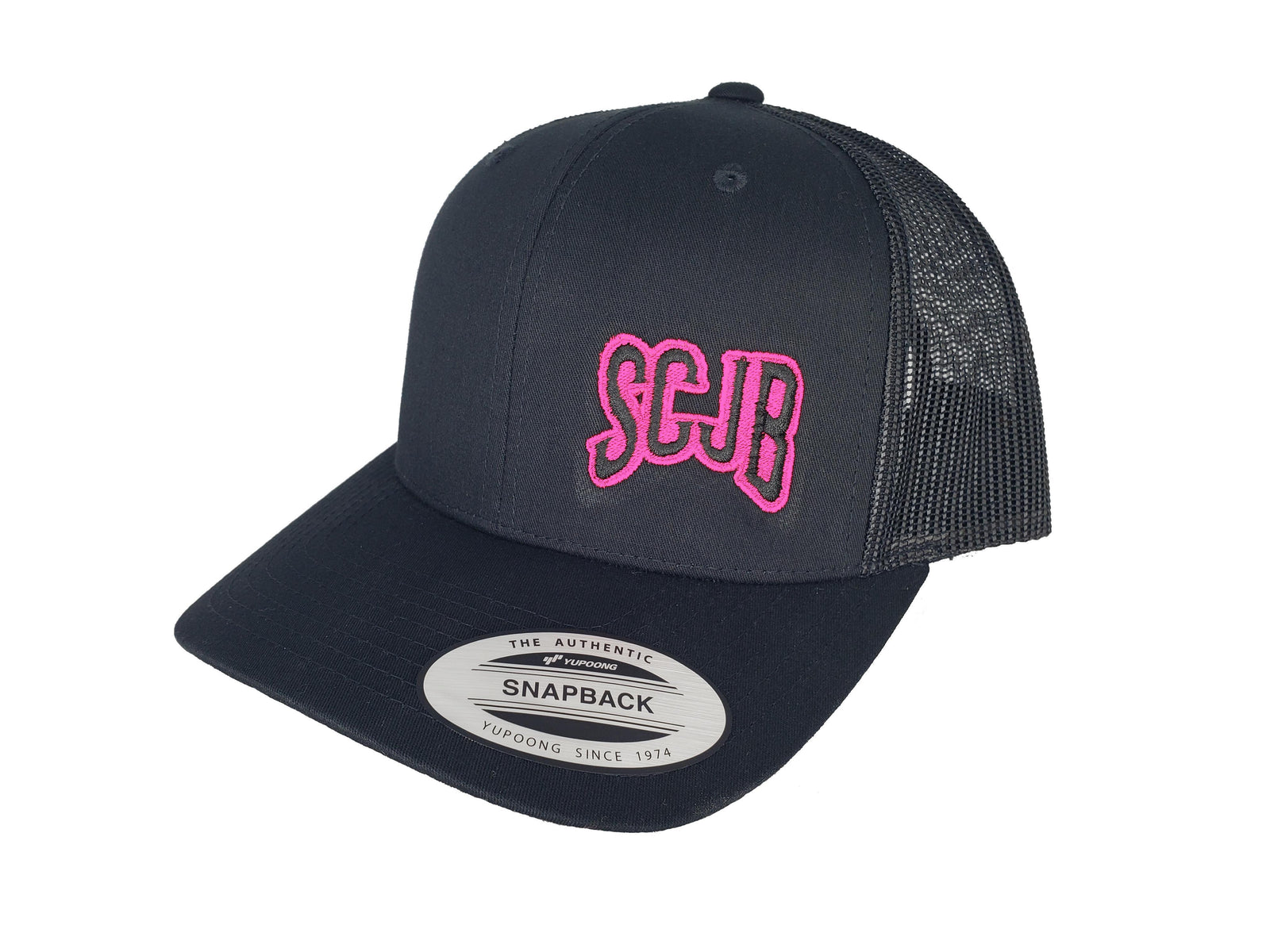 Pink & Black SCJB Logo Hat (Various Styles) | SoCal Jet Boats | Jet Boat Apparel
