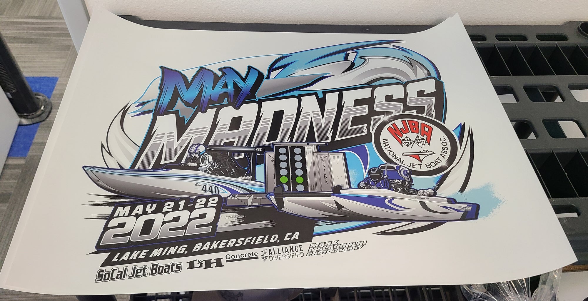 NJBA May Madness 2022 Event Poster