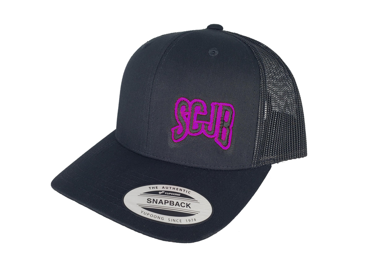 Purple &amp; Black SCJB Logo Hat (Various Styles)