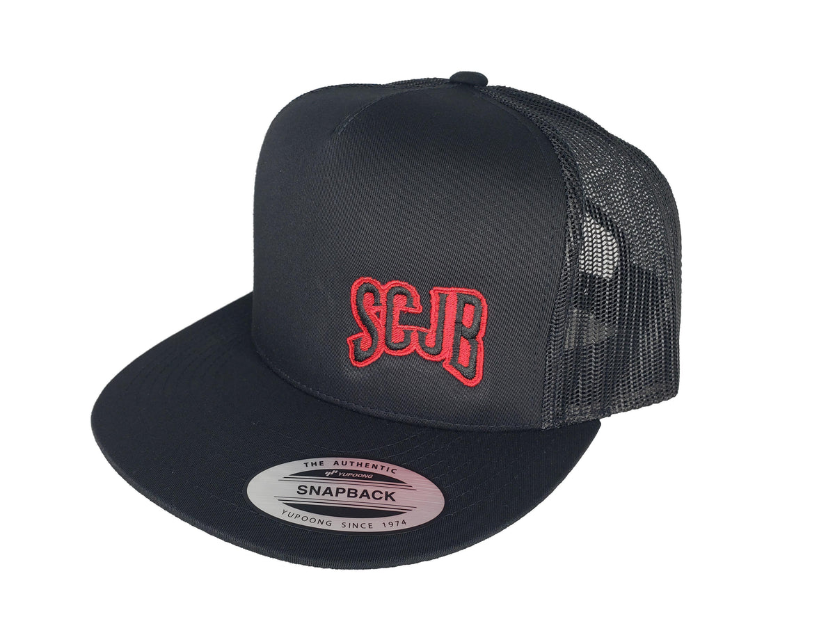 Red &amp; Black SCJB Logo Hat (Various Styles)