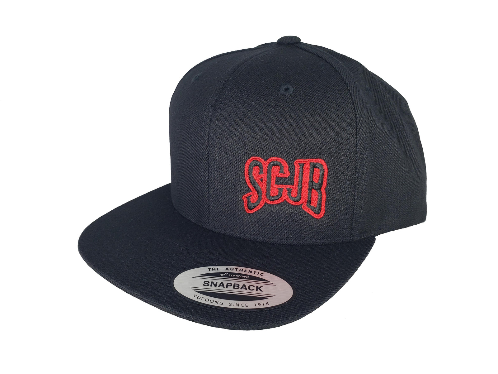 Red & Black SCJB Logo Hat (Various Styles) | SoCal Jet Boats | Jet Boat Apparel