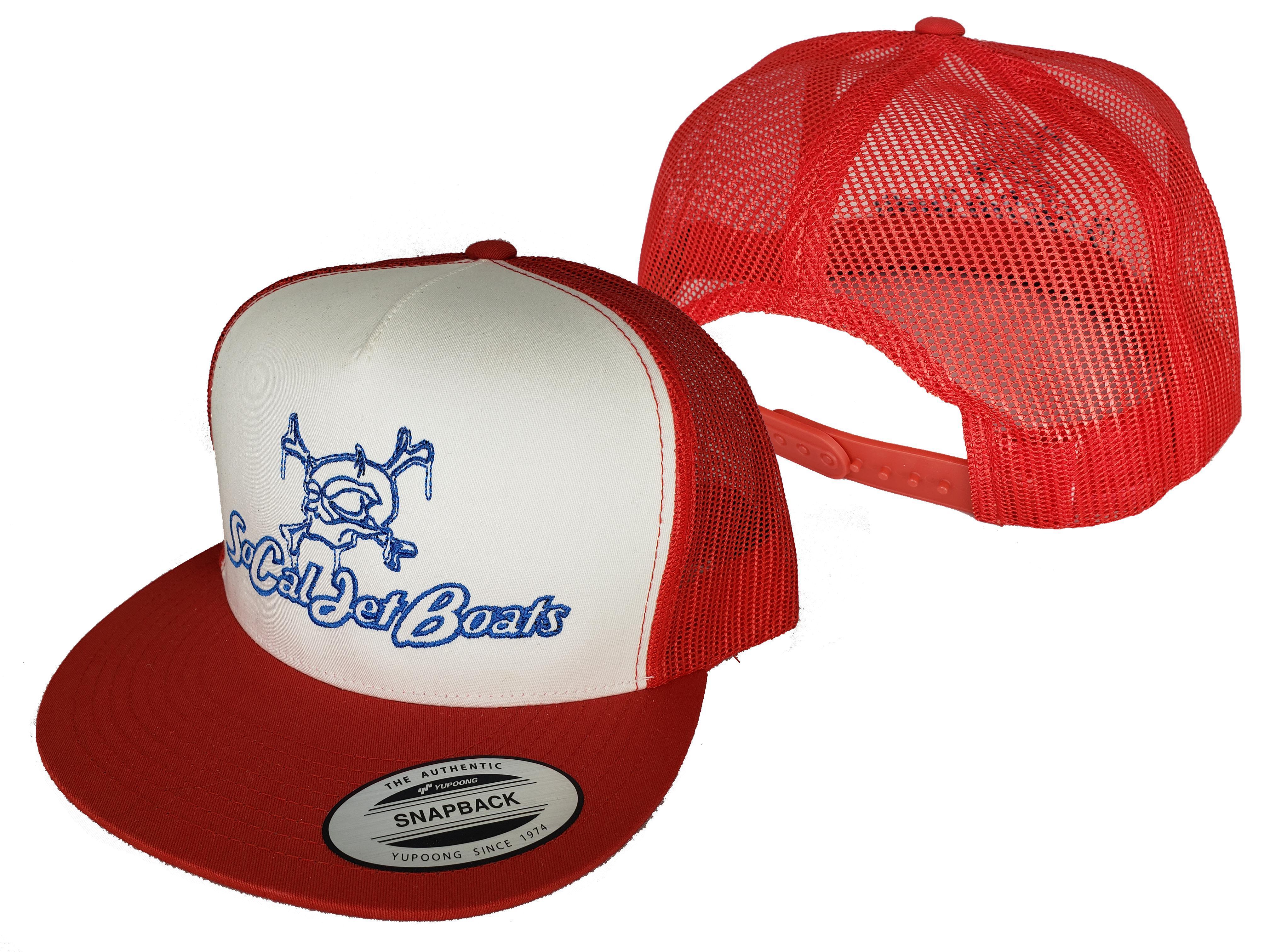 Berkley Retro Fishing Hat Vintage Trucker Baseball Red Cap