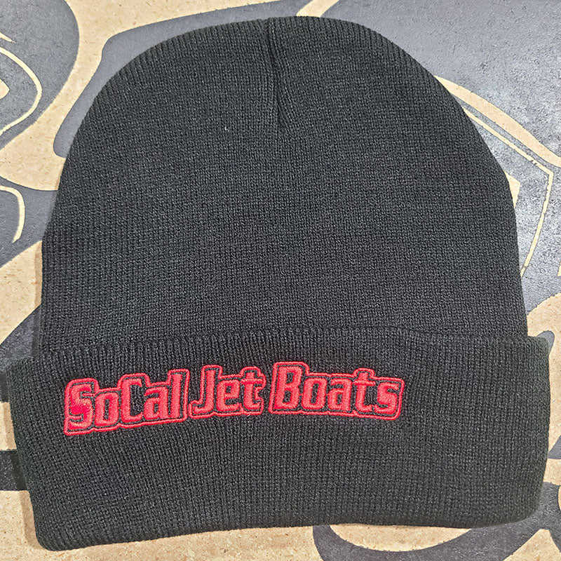 Cuffed Knit Beanie 1 - Socaljetboats Warm Winter Hat | SoCal Jet Boats | Jet Boat Apparel