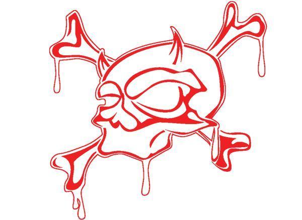 Skull Sticker