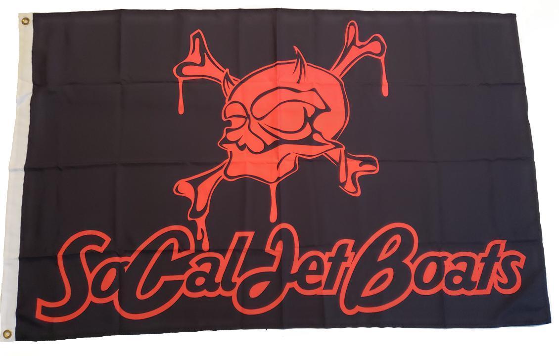 SoCal Jet Boats Single Sided Flag / Banner | SoCal Jet Boats | Jet Boat Apparel