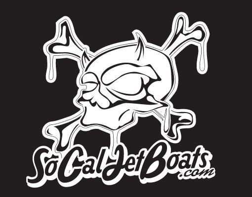SoCal Jet Boats Skull Logo Sticker | SoCal Jet Boats | Jet Boat Apparel