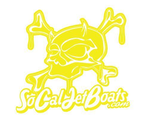 SoCal Jet Boats Skull Logo Sticker | SoCal Jet Boats | Jet Boat Apparel