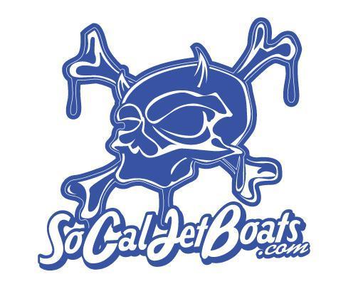 SoCal Jet Boats Skull Logo Sticker | SoCal Jet Boats | Jet Boat Apparel