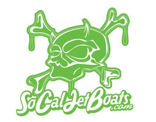 SoCal Jet Boats Skull Logo Sticker | SoCal Jet Boats | Jet Boat Apparel