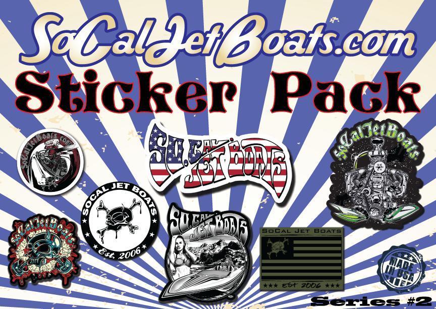 Sticker Pack Series 2 | SoCal Jet Boats | Jet Boat Apparel