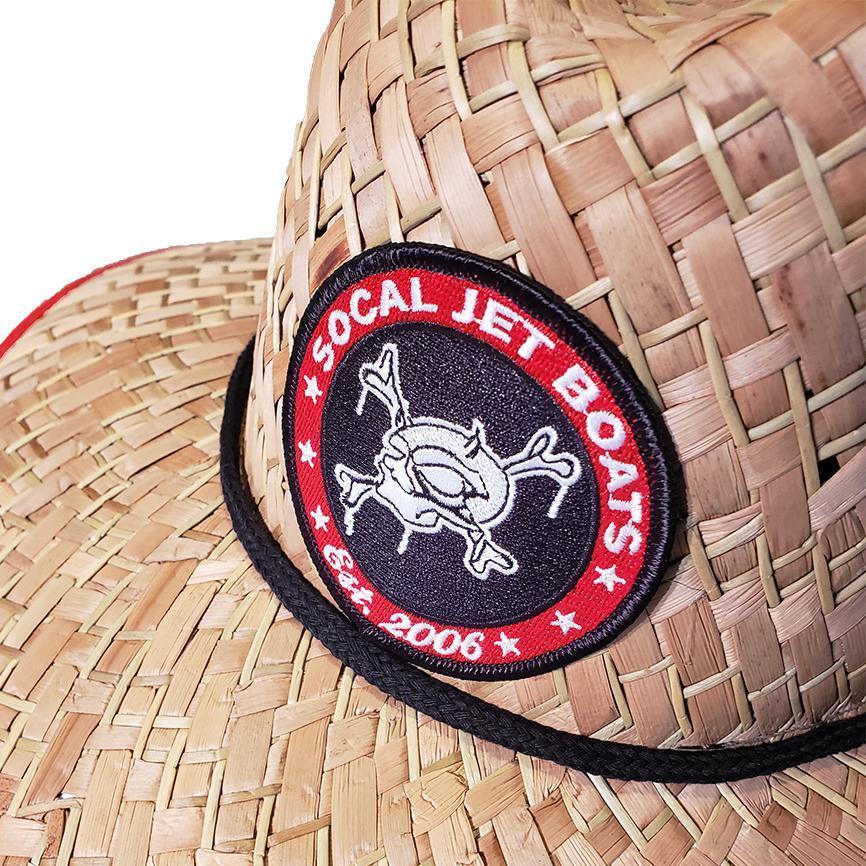 Straw Hat - California Flag