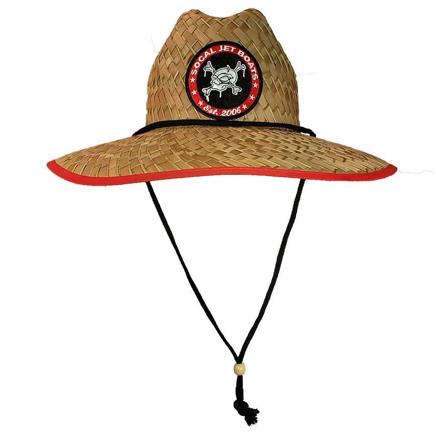 Straw Hat - California Flag