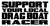 Support Your Local Drag Boat Racer Die Cut Sticker