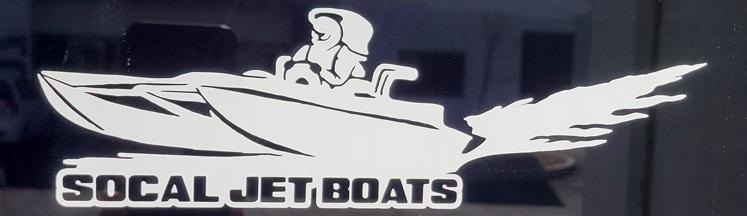 Tunnel Jet Boat Sticker | SoCal Jet Boats | Jet Boat Apparel