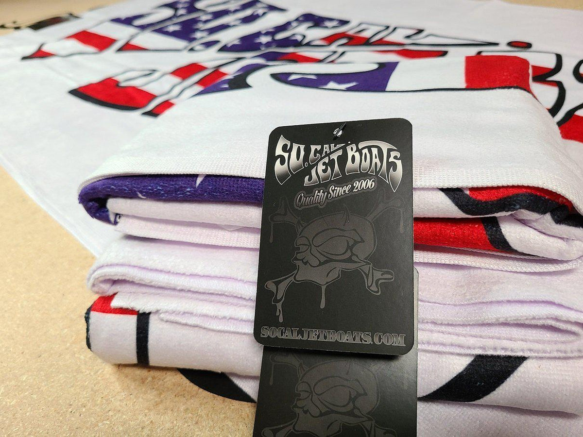 USA Wave Beach Towel