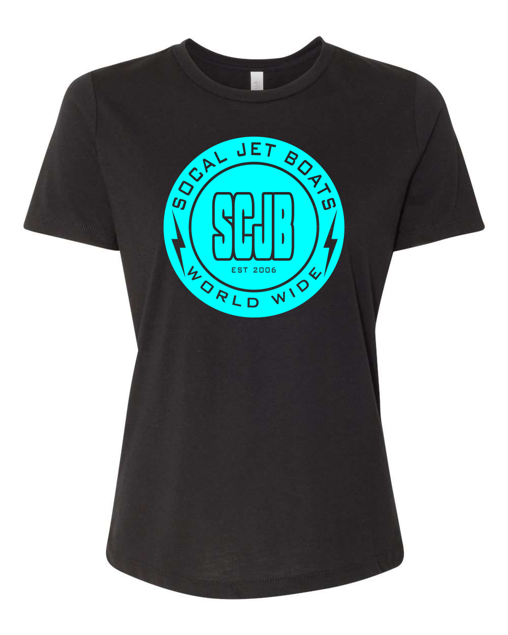 The Teal Bolt Womens T-Shirt