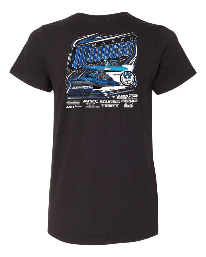 NJBA March Madness 2023 Event Womens V-Neck T-Shirt