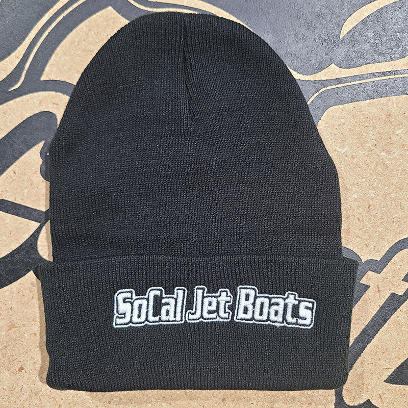 Cuffed Knit Beanie 1 - Socaljetboats Warm Winter Hat | SoCal Jet Boats | Jet Boat Apparel