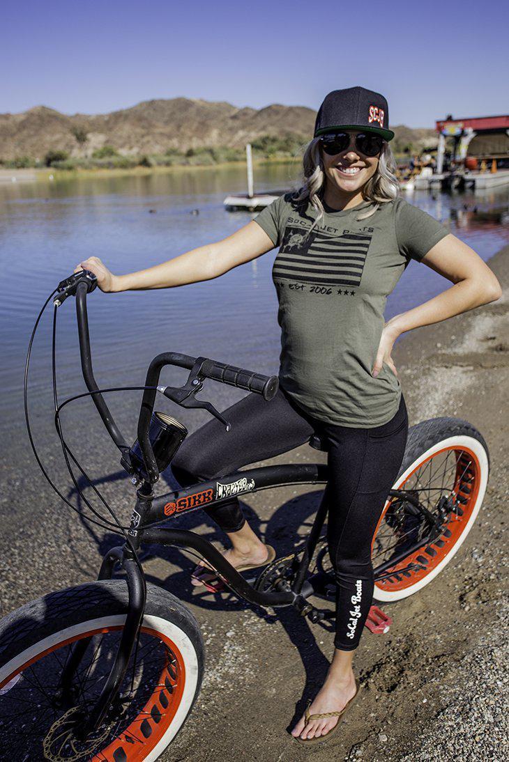 Womens Black Leggings | SoCal Jet Boats | Jet Boat Apparel