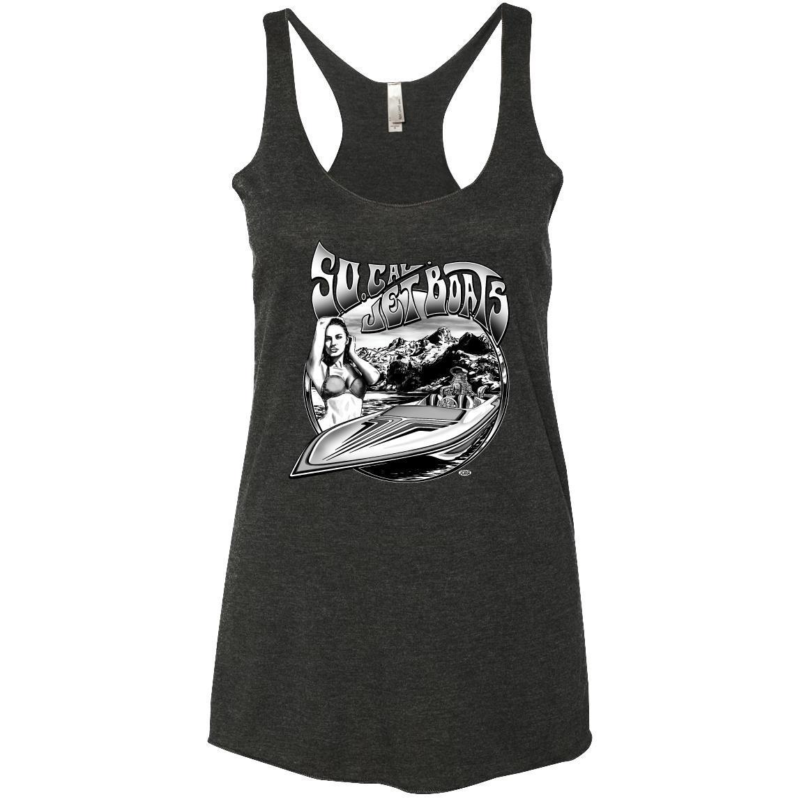 2019 Women vintage black tank top | rhb613