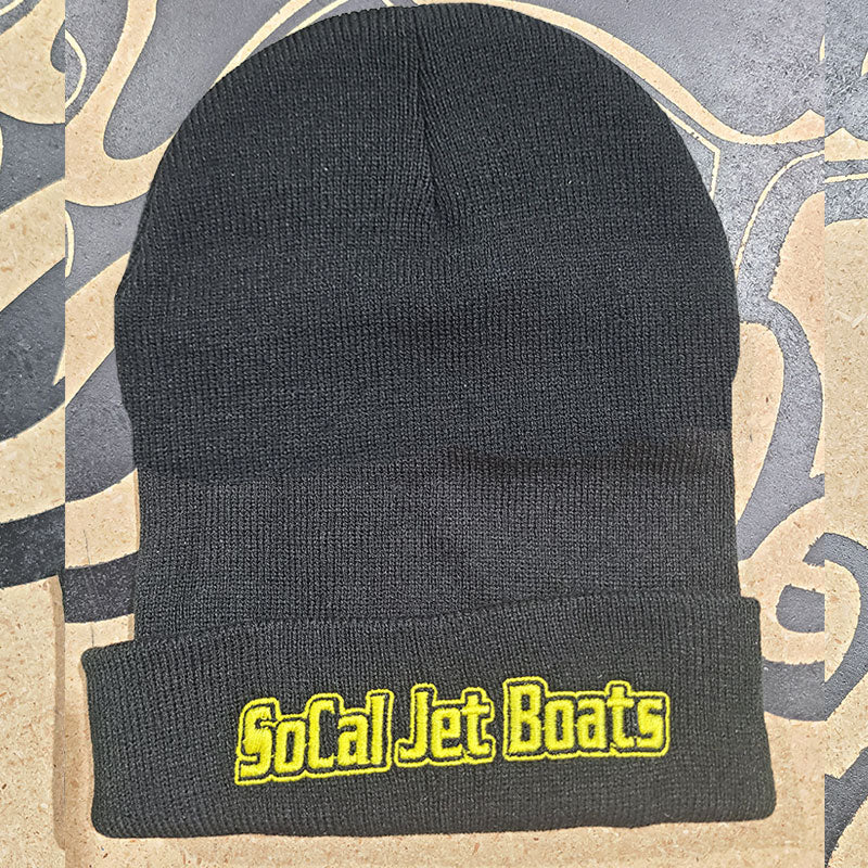 Cuffed Knit Beanie 1 - Socaljetboats Warm Winter Hat | SoCal Jet Boats | Jet Boat Apparel
